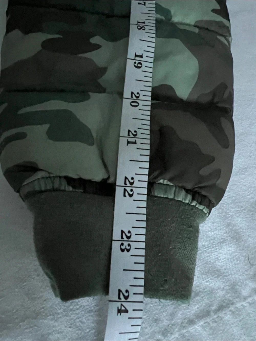 Justice | Kids Green Camo Hooded Puffer Jacket The Coat Collection Size 12